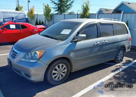 2009 Honda Odyssey Ex from USA, damaged, VIN 5FNRL38449B052754